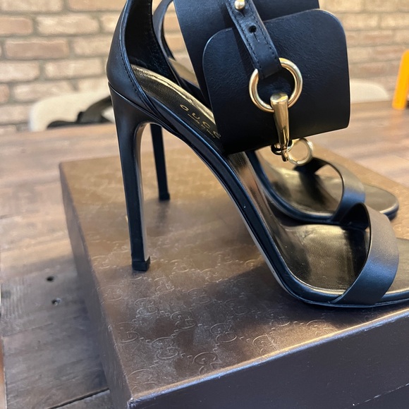 Gucci horse-bit heels sandals 37 - Picture 4 of 5